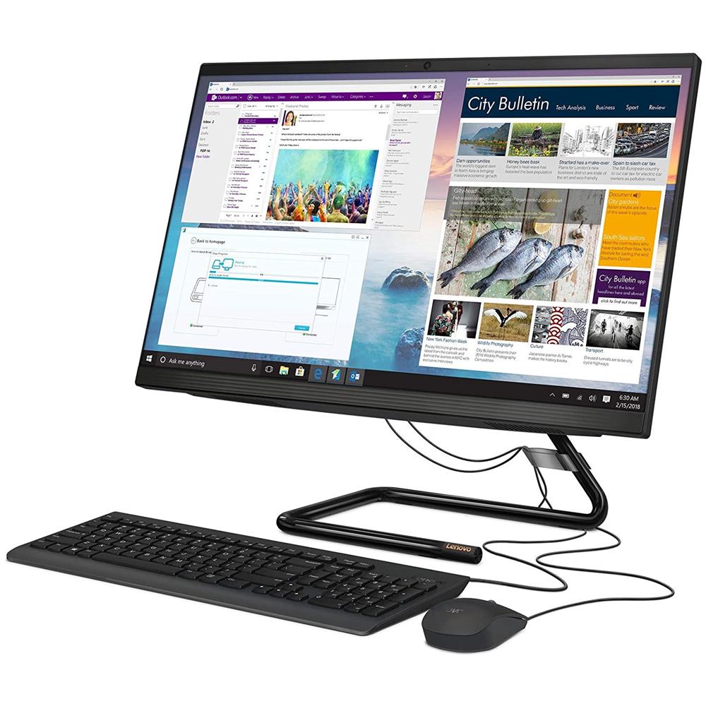 All-In-One IdeaCentre 3 Monitor 23.8" Full HD AMD Ryzen 5 4500U Hexa Core 2.3 GHz Ram 8GB SSD 512GB 1xUSB 3.0 1xUSB 3.1 Windows 10 Home - Foto 2
