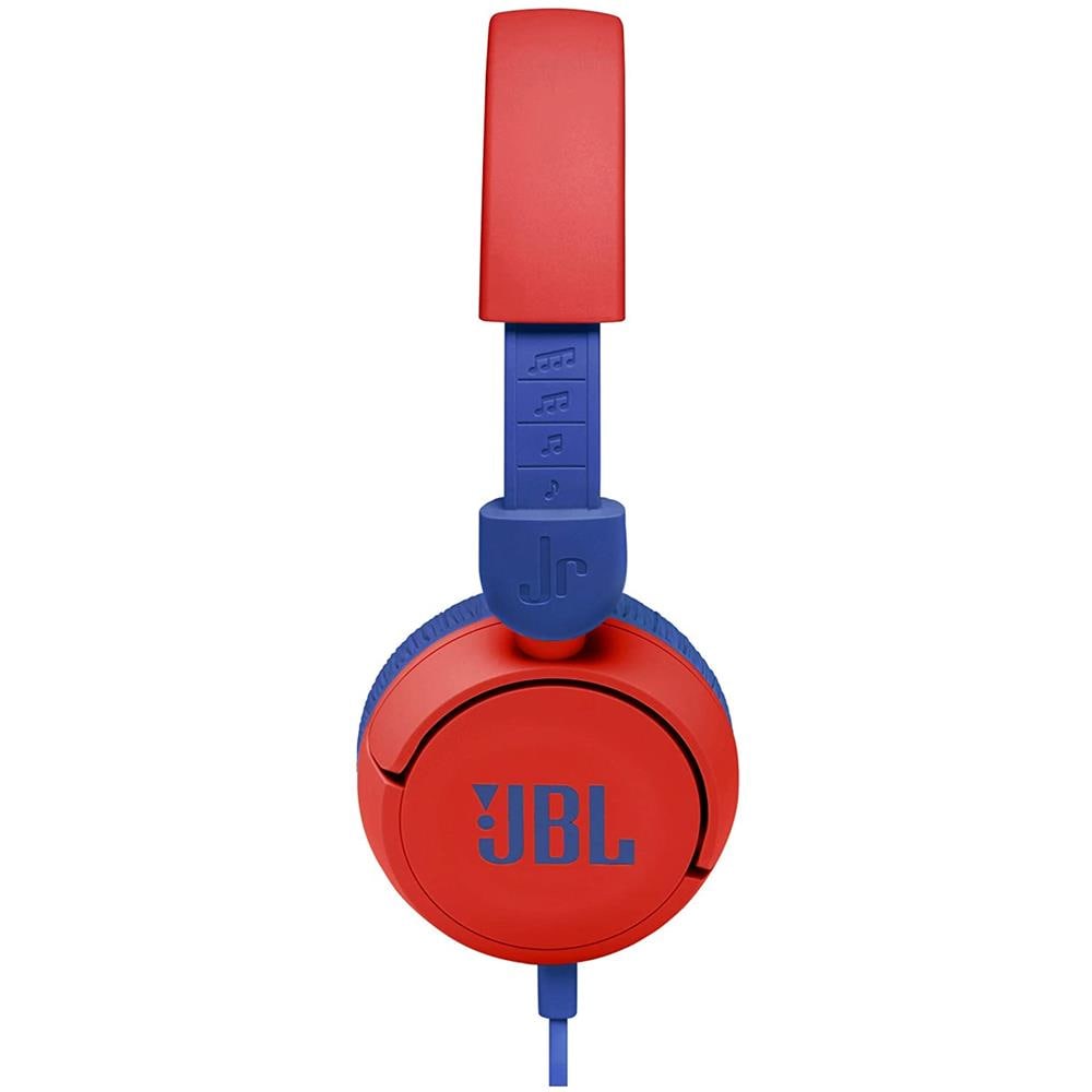 JR 310 Cuffia Stereo Padiglione Auricolare per Bambini Cablato con Microfono Integrato - Rosso / Blu - Foto 2