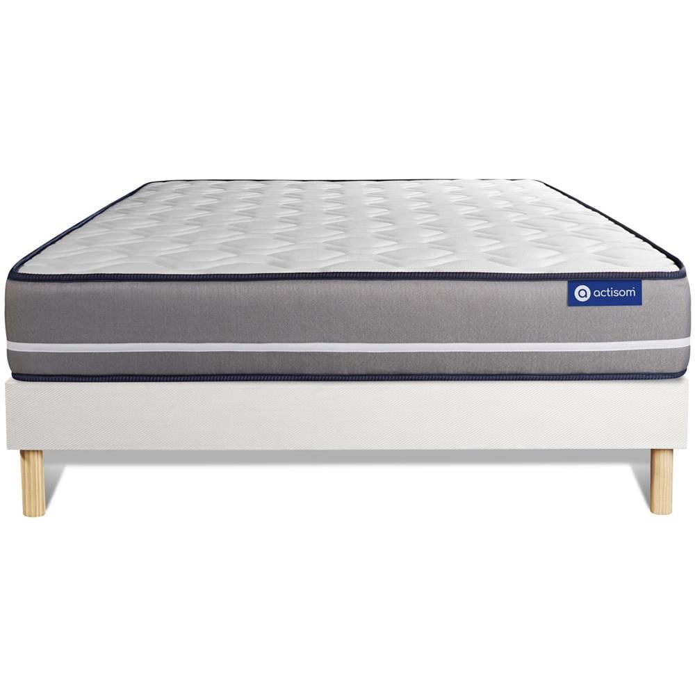 Kit Rete E Materasso Matrimoniale Actiflex Pur 160x195cm - Spessore : 20cm - Molle Insacchettate - Rigido - Foto 1