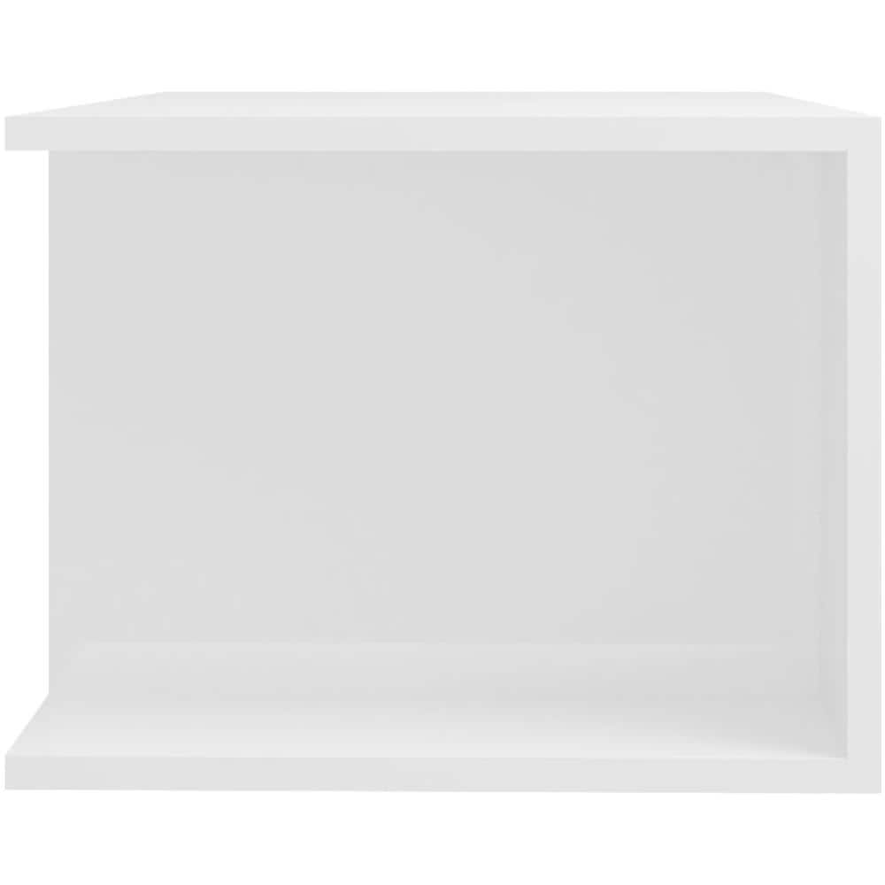 Mobile Porta TV con Luci LED Bianco Lucido 90x39x30 cm - Foto 10