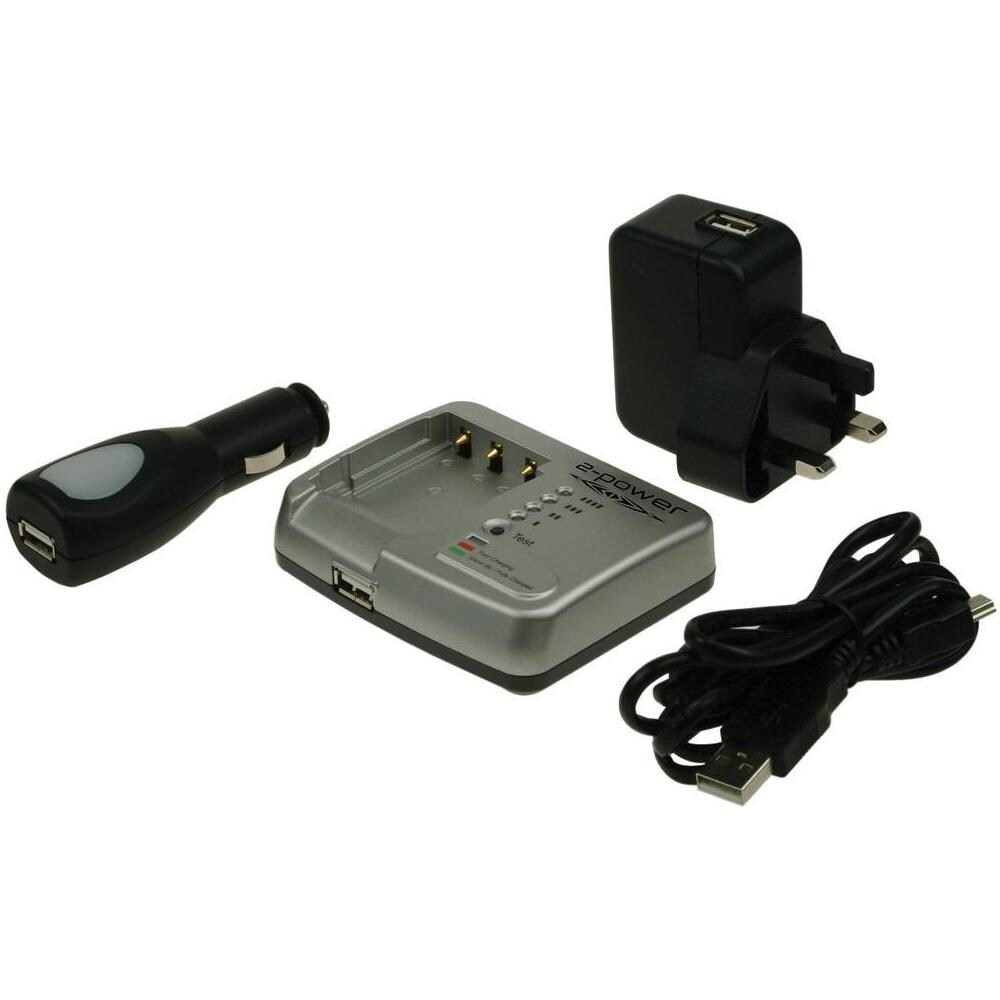 2-Power UDC0003A-UK Auto / Indoor battery charger Nero, Argento carica batterie - Foto 1
