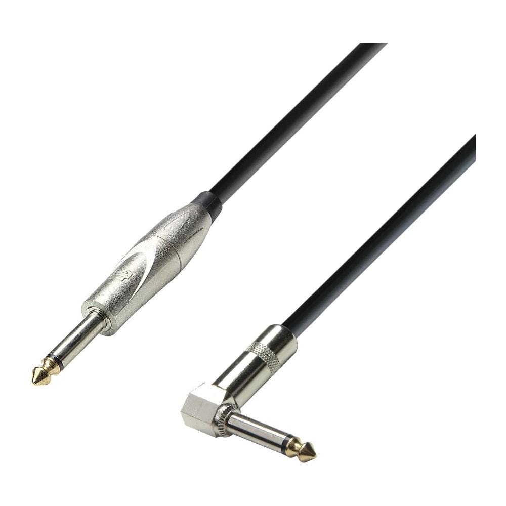 K3 IPR 0600 6m 6.35mm TRS 6.35mm TS Nero, Argento cavo audio - Foto 1