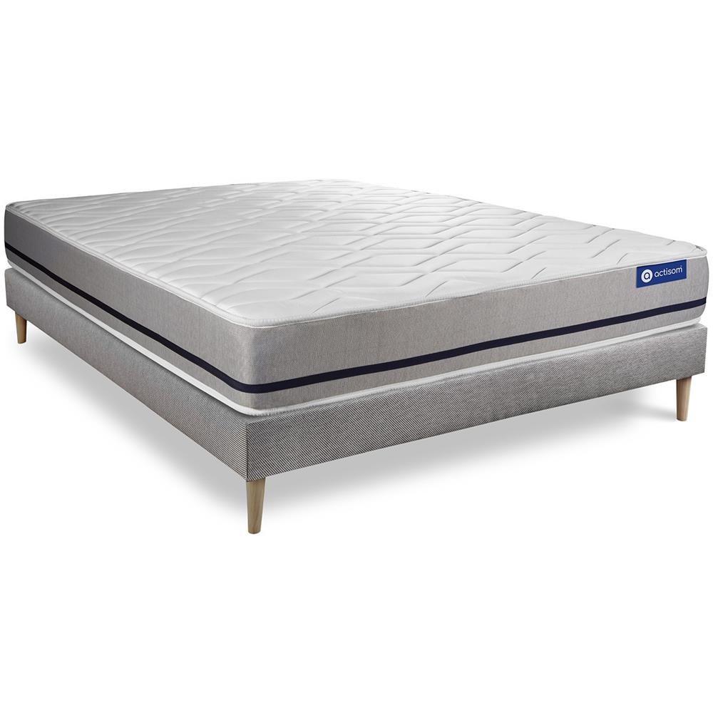 Kit Rete E Materasso Actimemo Soft 130x220cm - Spessore : 20cm- Memory Foam - Moderatamente Rigido - Foto 1