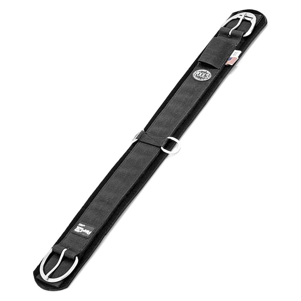 Sartore Sottopancia Western In Neoprene Con Fibbieria Nichelata Nero S