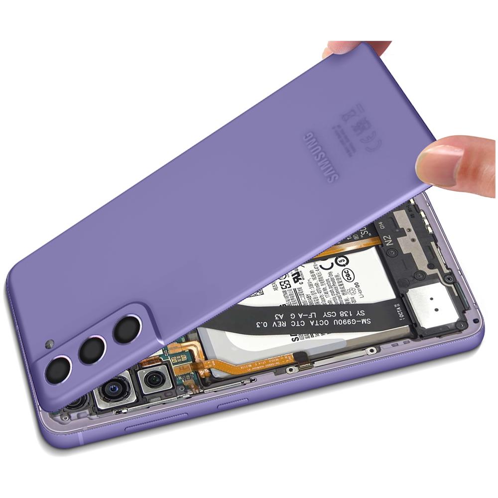 Copribatteria Galaxy S21 Fe Originale Lavender - Foto 5