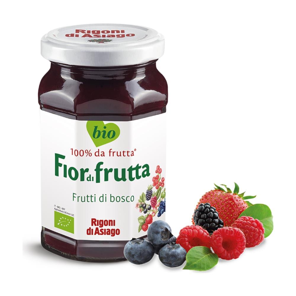 Rigoni Di Asiago Fiordifrutta Bio Frutti Di Bosco Vasetto Di Vetro 250 Grammi - Foto 2