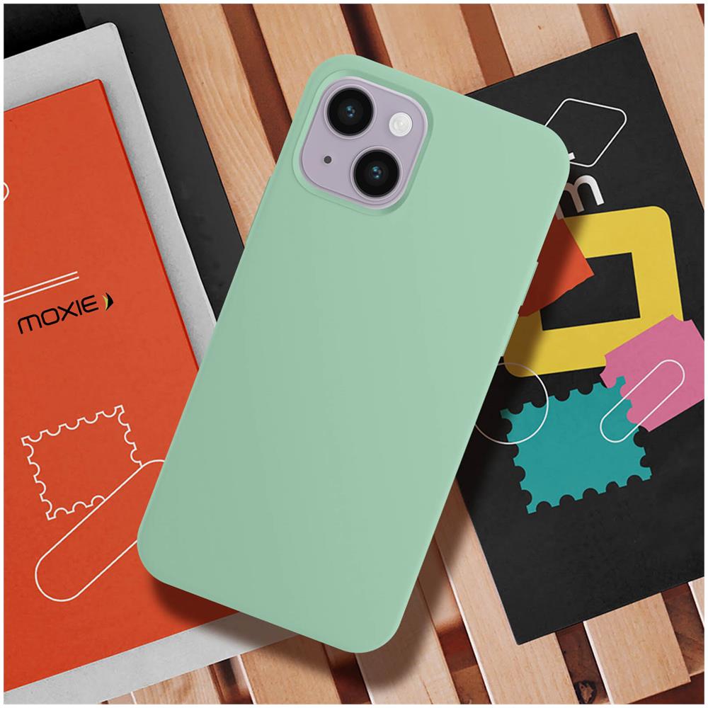 Cover Per Iphone 14 Ibrida Semirigida Sottile Leggera Verde Menta - Foto 2