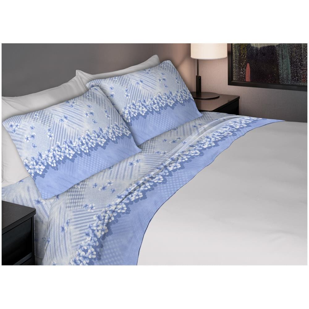 BIANCHERIAWEB - Completo Lenzuola In Morbida Flanella Made Italy D 8056710454260