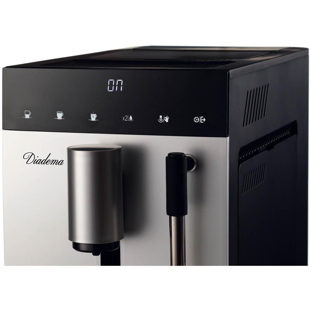 Macchina da Caffè Espresso Automatica Diadema 1452 Serbatoio 1 Lt. Potenza 1350 Watt Colore Nero / Inox - Foto 2