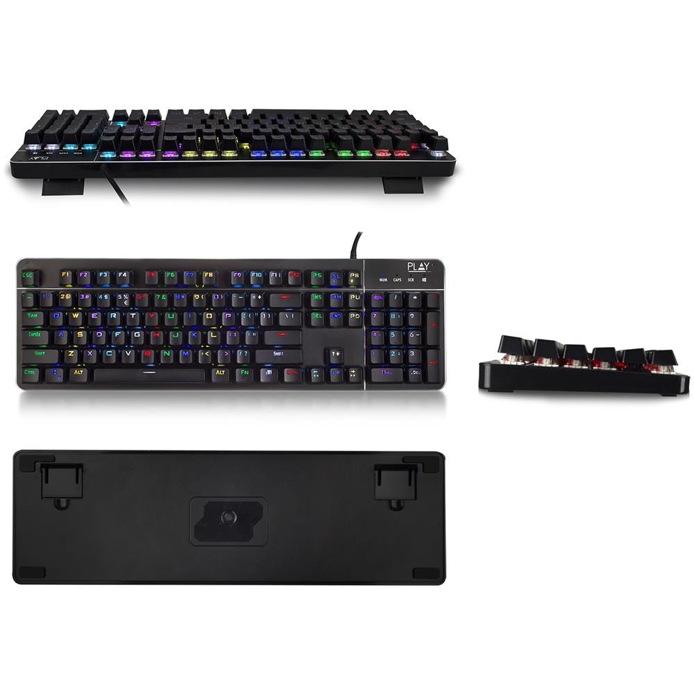 Tastiera USB PL3350 (Layout Inglese) Colore Nero - Foto 2