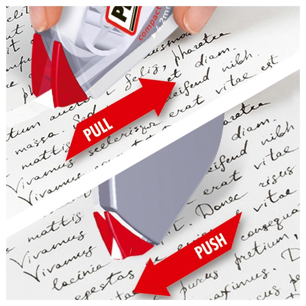 Compact Flex nastro di correzione 10 m Rosso, Trasparente, Bianco 1 pz - Foto 4