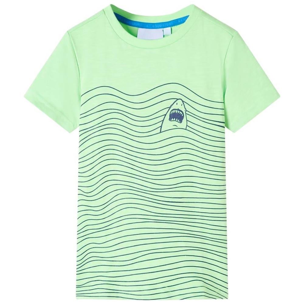 Maglietta per Bambini Verde Neon 116 - Foto 1