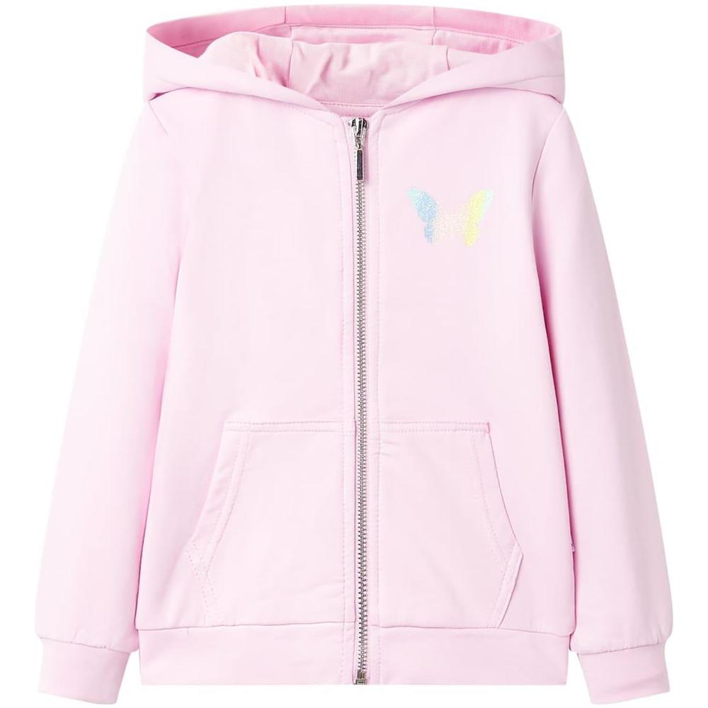 Felpa con Cappuccio da Bambina Rosa Chiaro 92 - Foto 1