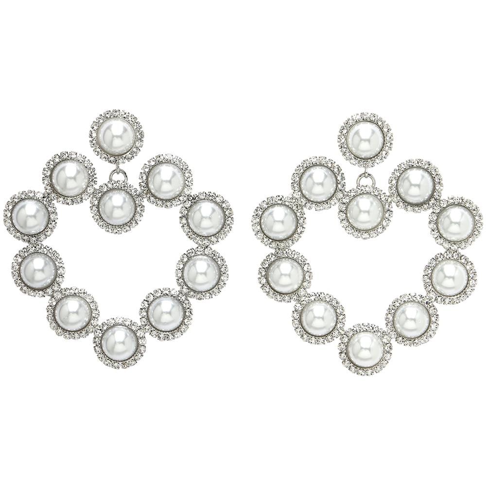 Orecchini Pendenti a Forma di Cuore Collezione Diva - Foto 1