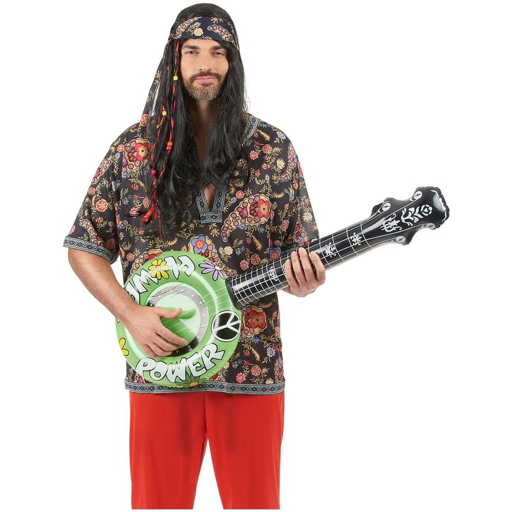 Banjo Hippie Gonfiabile Rosa - Foto 2