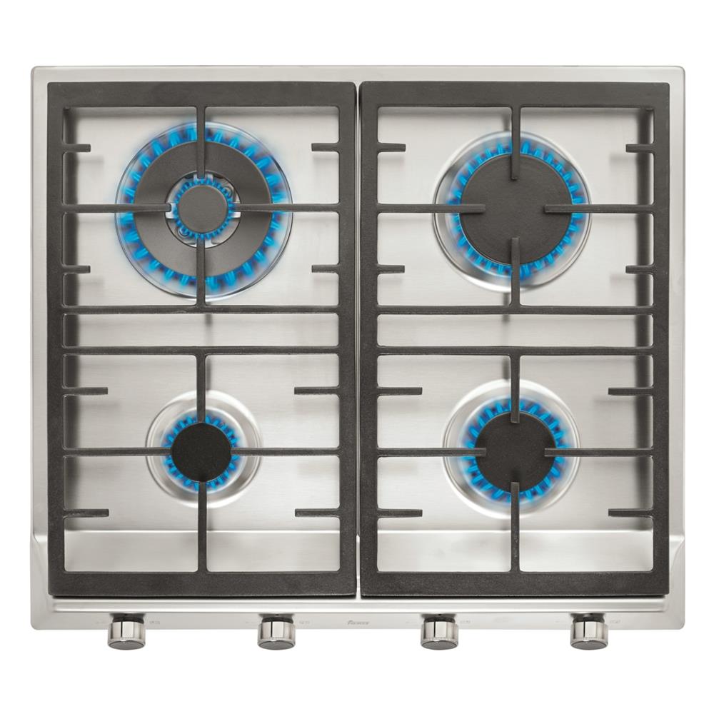 Piano Cottura S0408170 a Gas 4 Fuochi da 60 cm Colore Inox - Foto 2