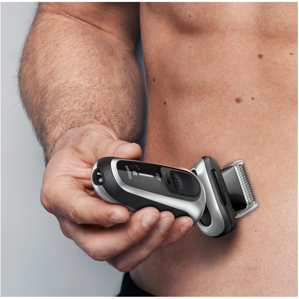 Testina Rifinitore per Corpo Easyclick Uomo Serie 5, 6, 7 Colore Argento - Foto 2