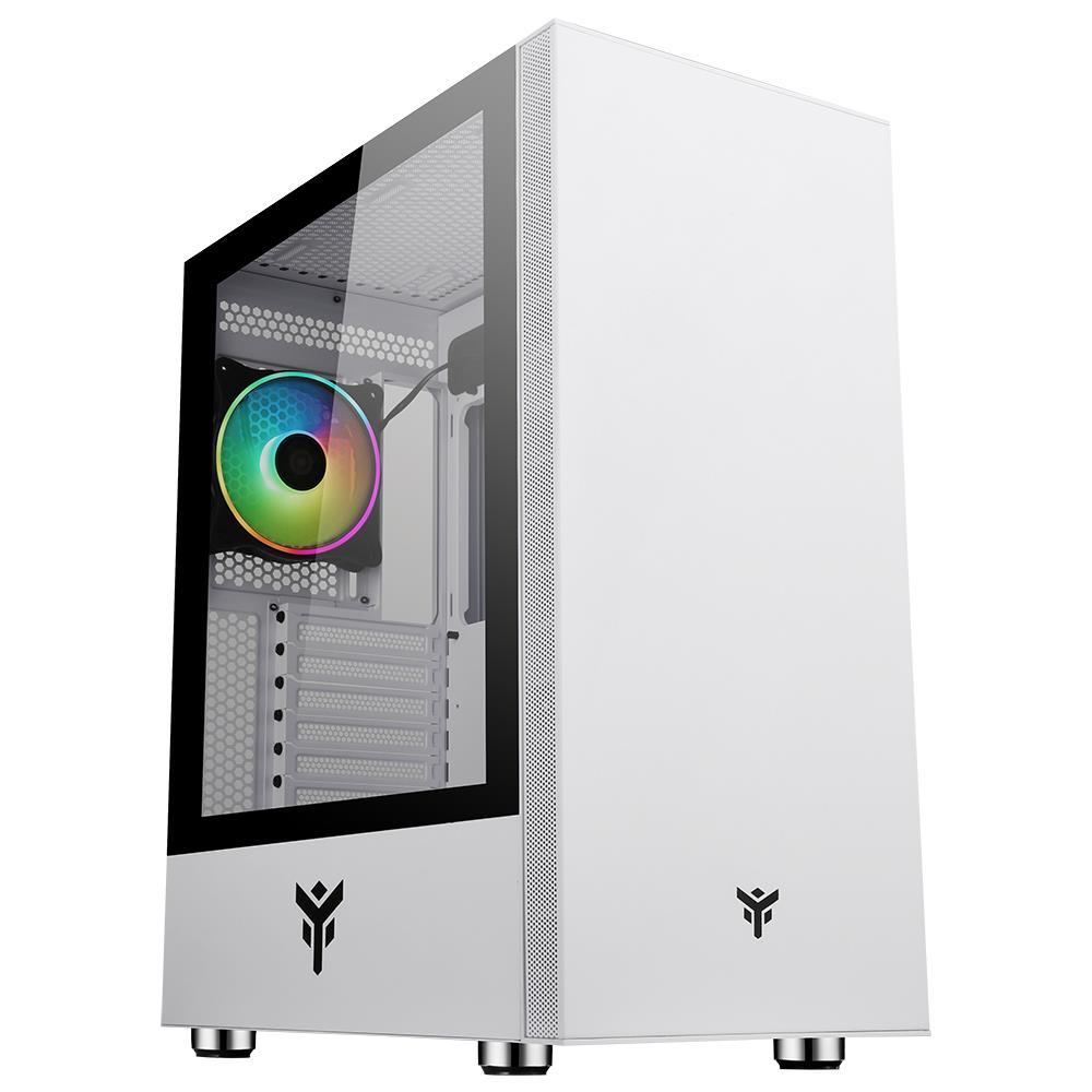 Case Vertibra S210W Midi Tower ATX / Micro ATX / Mini-ITX 2 Porte USB 3.0 Colore Bianco (Finestrato)  - Foto 1