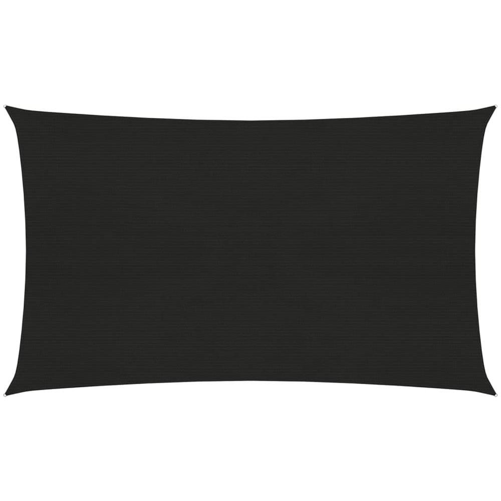 Vela Parasole 160 g / m² Nera 2x5 m in HDPE - Foto 1