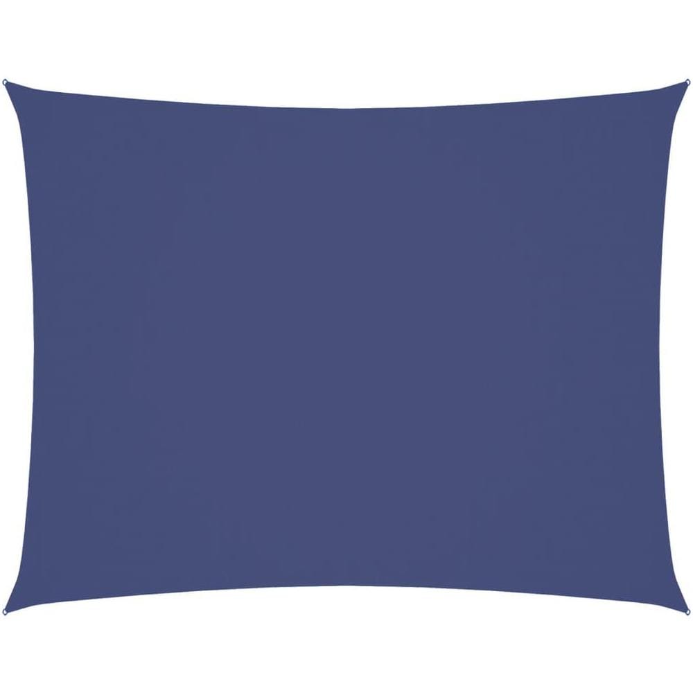 Ombrellone Rettangolare in Tessuto Oxford 2x3,5 m Blu - Foto 1