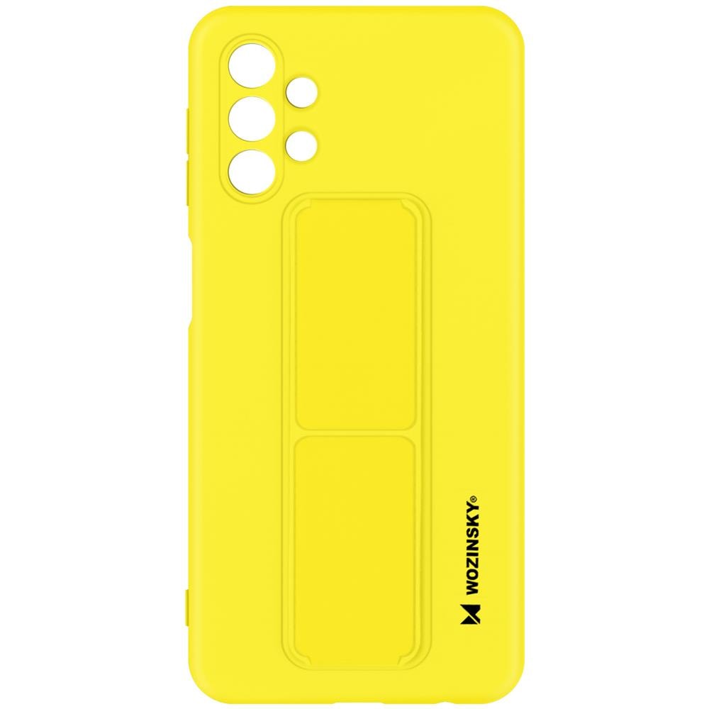 Cover Per Samsung Galaxy A32 5g Cavalletto Pieghevole Magnetico Wozinsky Gialla - Foto 1