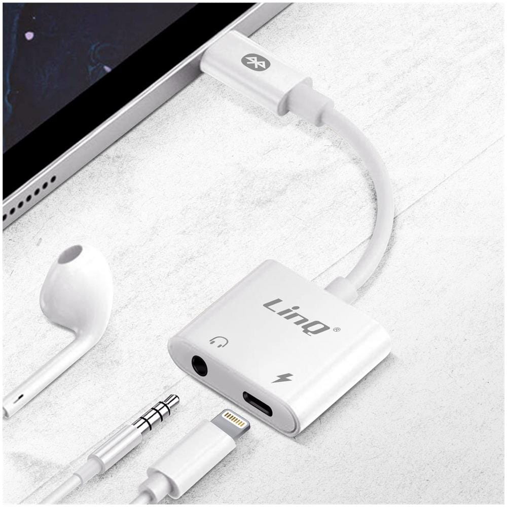 Adattatore Audio E Carica Da Lightning A Jack 3,5mm Compatto Bianco - Foto 5