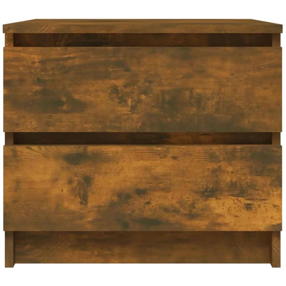 Comodino Rovere Fumo 50x39x43,5 Cm In Legno Multistrato - Foto 2