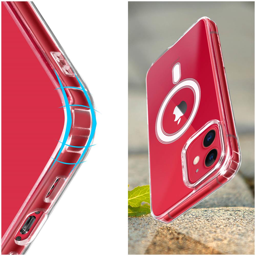 Cover Per Iphone 11 Con Cerchio Compatibile Magsafe Trasparente - Foto 5