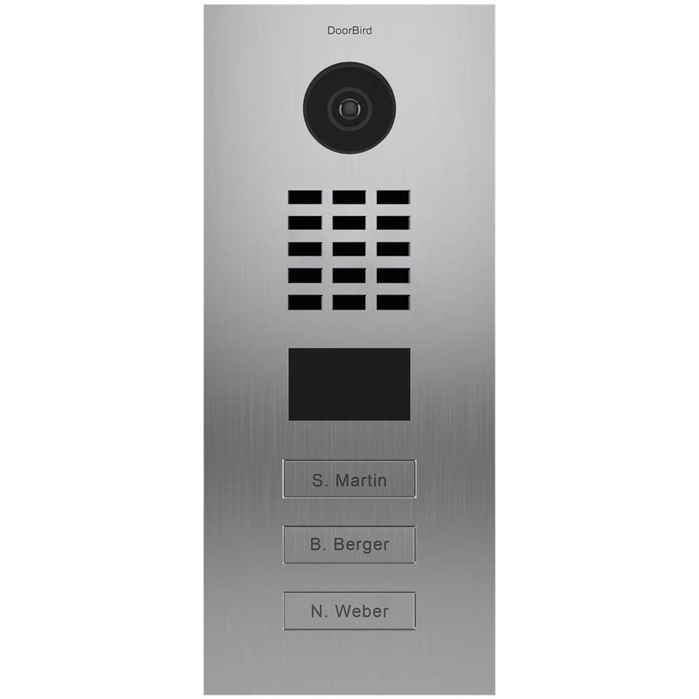 Citofono Ip A 3 Tasti - D2103v V2 Acciaio Inox - Foto 1