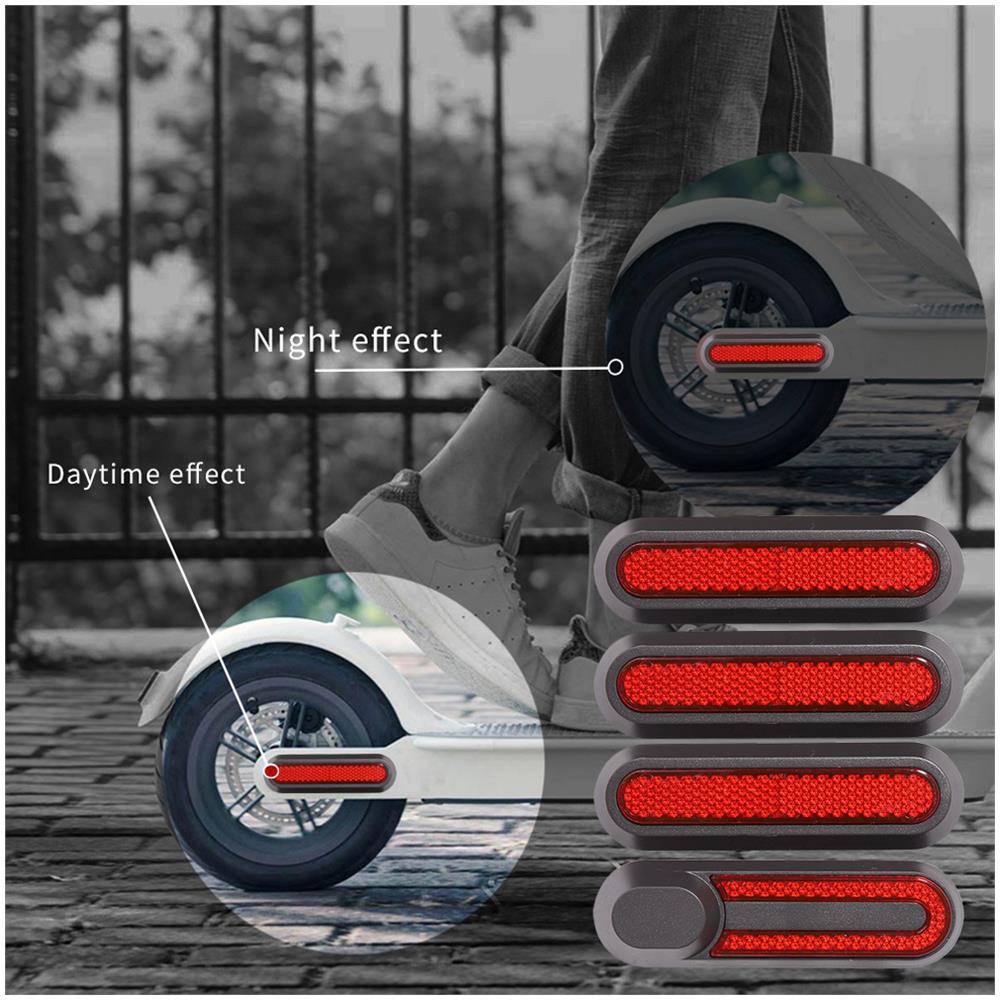 Xiaomi M365/pro2 Coperture Decorative Laterali Per Scooter 4 Pezzi Red - Foto 2
