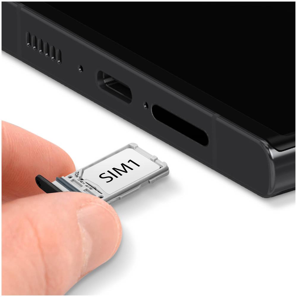 Carrellino Scheda Sim Per Samsung S23 Ultra Compatibile Phantom Black - Foto 2