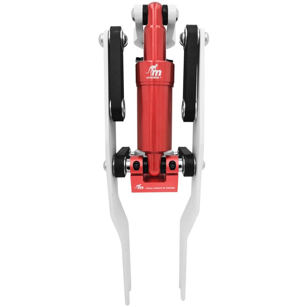 Sospensione Anteriore V4 Per Xiaomi M365, Pro, 2, 3, 4, 1s Monorim Rosso/bianco - Foto 4