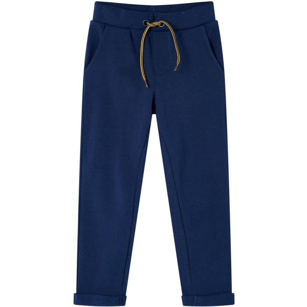 Pantaloni Per Bambini Con Coulisse Blu Marino 128 - Foto 1