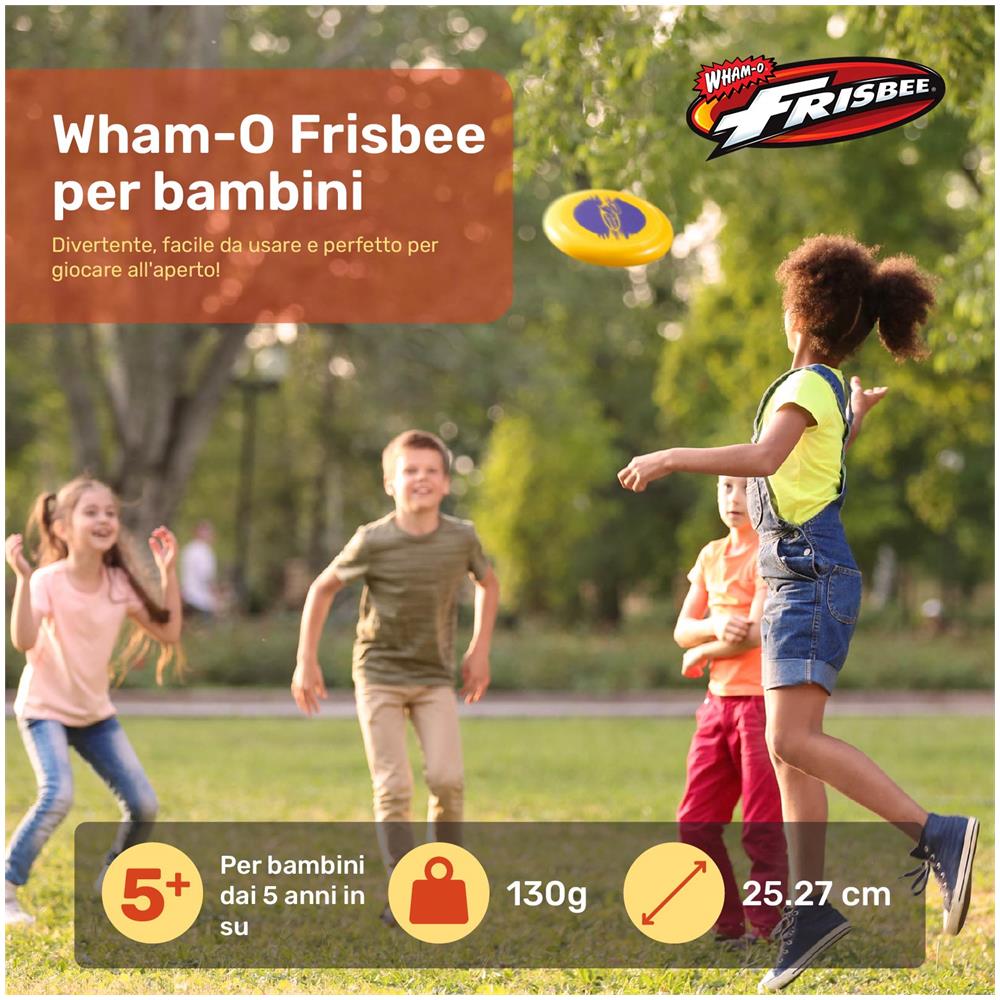 Frisbee Disco Volante, 25.27cm per Bambini dai 5+ anni - 130g - Foto 1