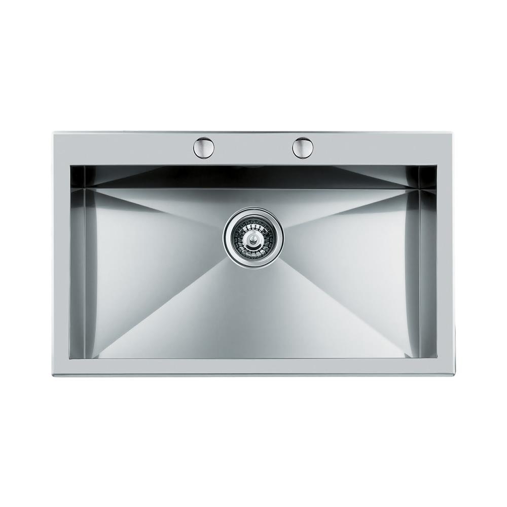 Lavello 1 Vasca 825x503 Mm Quadra Filototp Inox Spazzolato Cod. 1229 050 - 1229050 - Foto 2