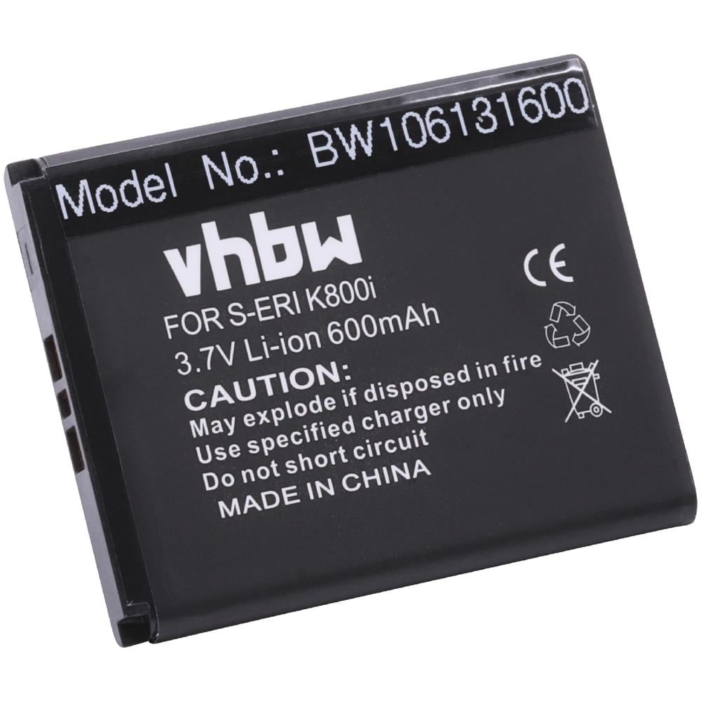 Li-ion Batteria 600mah (3.7v) Per Cellulari E Smartphone Sony-ericsson W880i, W890i, W900i, W950i, W960i, Yari, Z250i, Z320i Sostituisce Bst-33. - Foto 1