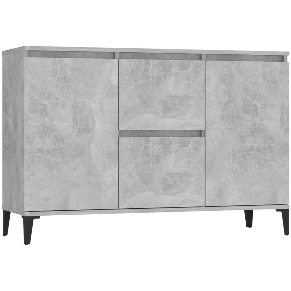 Credenza Grigio Cemento 104x35x70 cm in Legno Multistrato - Foto 2