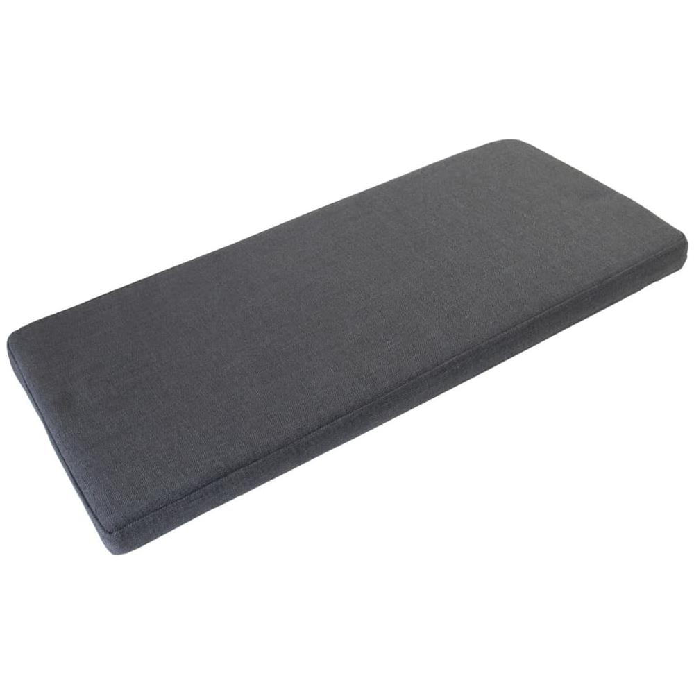 Cuscino per Sedile 35x95x6 cm Antracite - Foto 1