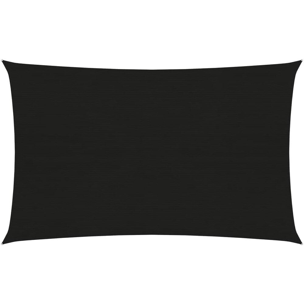 Vela Parasole 160 g / m² Nera 2x4 m in HDPE - Foto 1