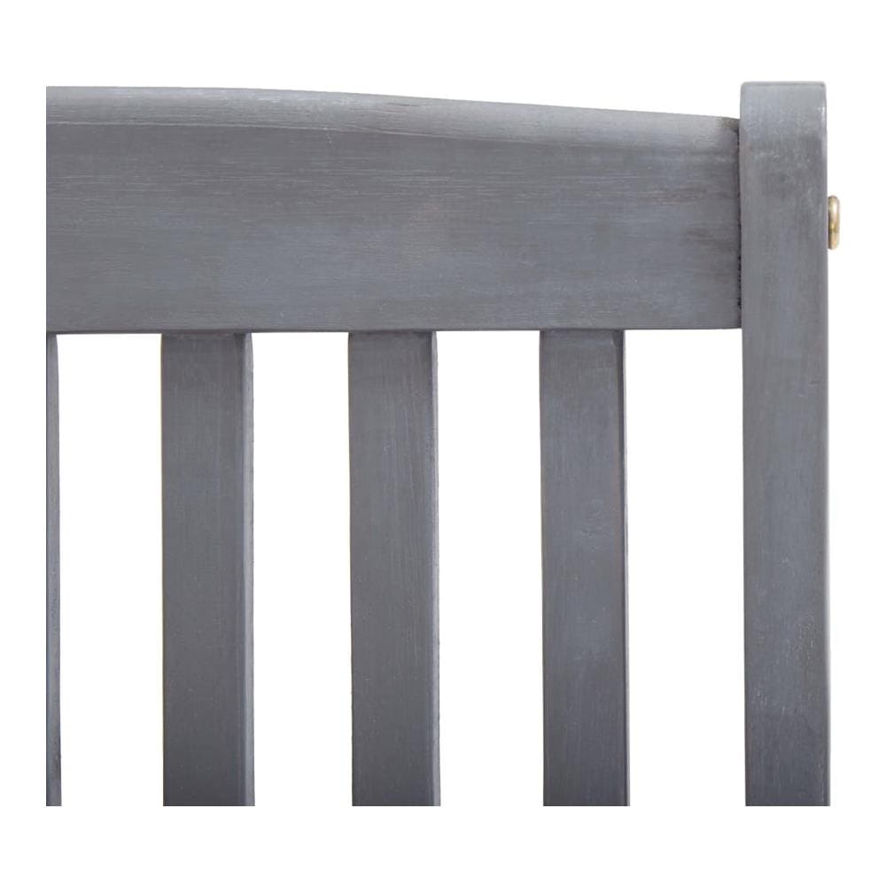 Sedie da Giardino Pieghevoli 4pz con Cuscini in Massello Acacia - Foto 4