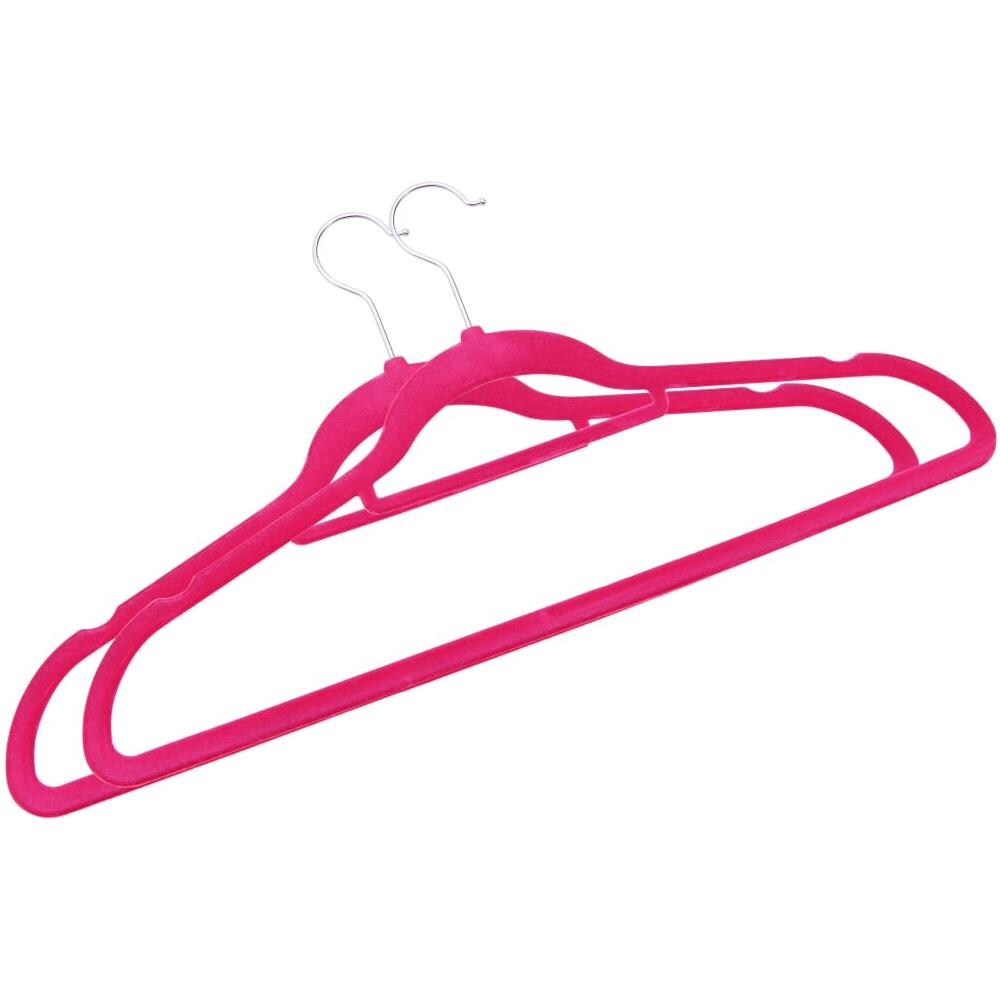 Set Appendiabiti 50 pz Antiscivolo Rosa in Velluto - Foto 2