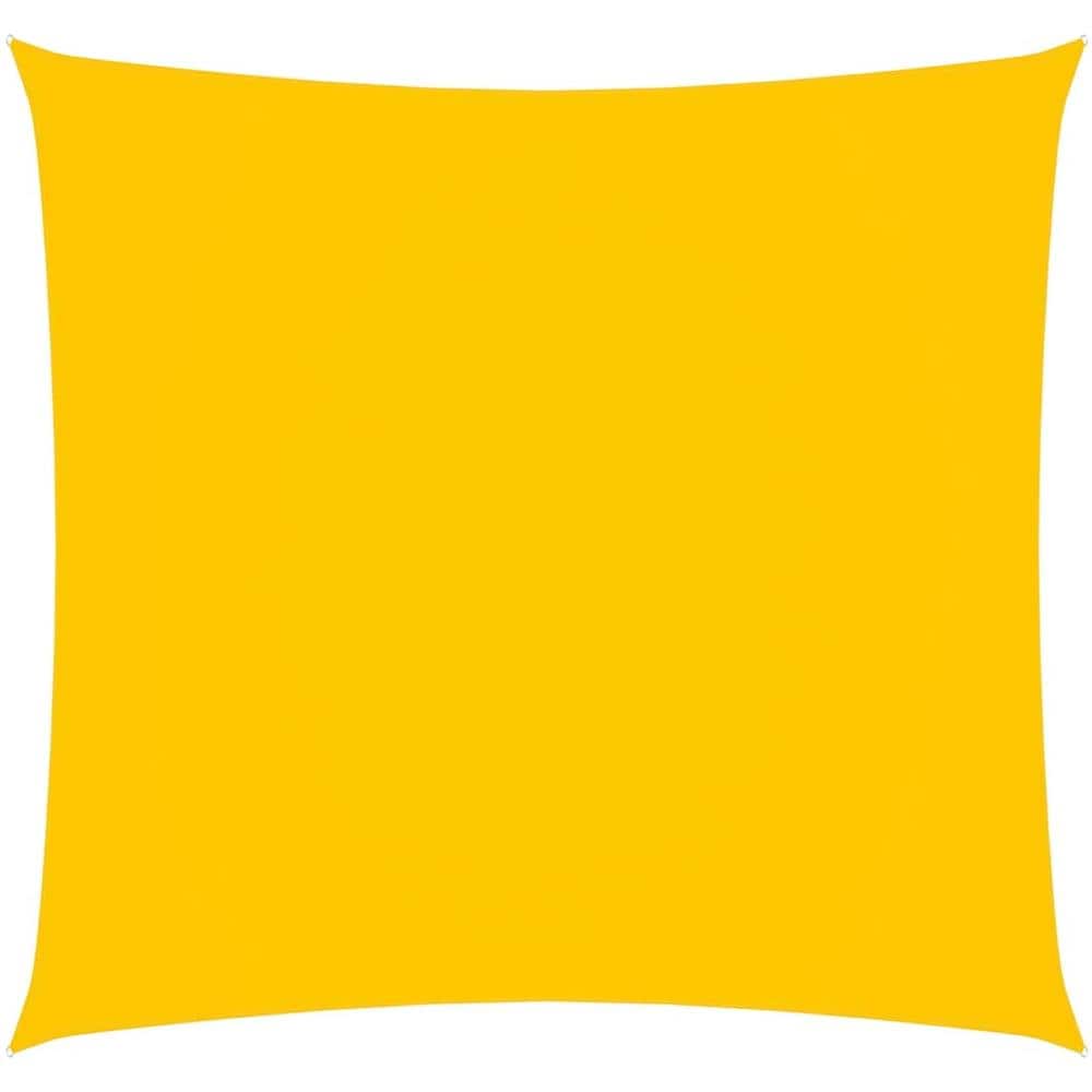 Parasole a Vela Oxford Rettangolare 2x2,5 m Giallo - Foto 1