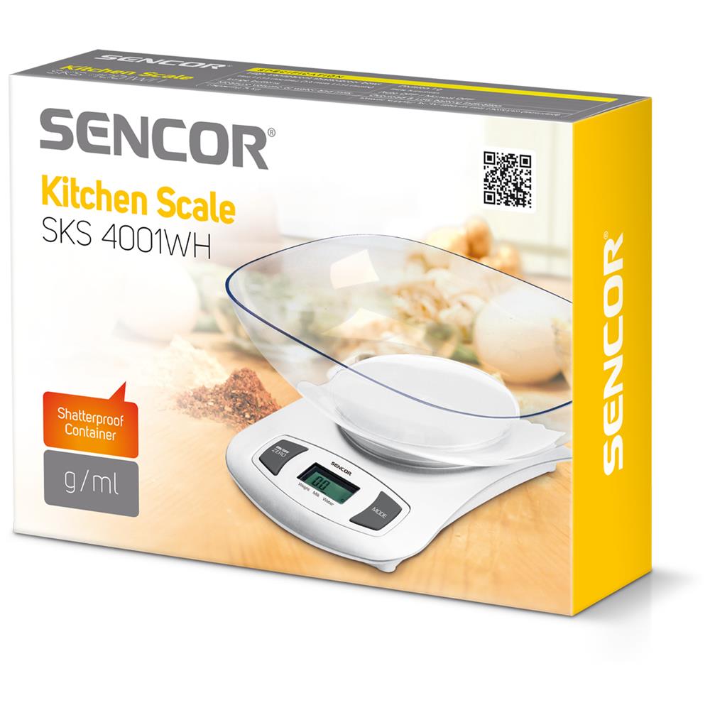 Bilancia SKS 4001WH Display LCD Bianco - Foto 2