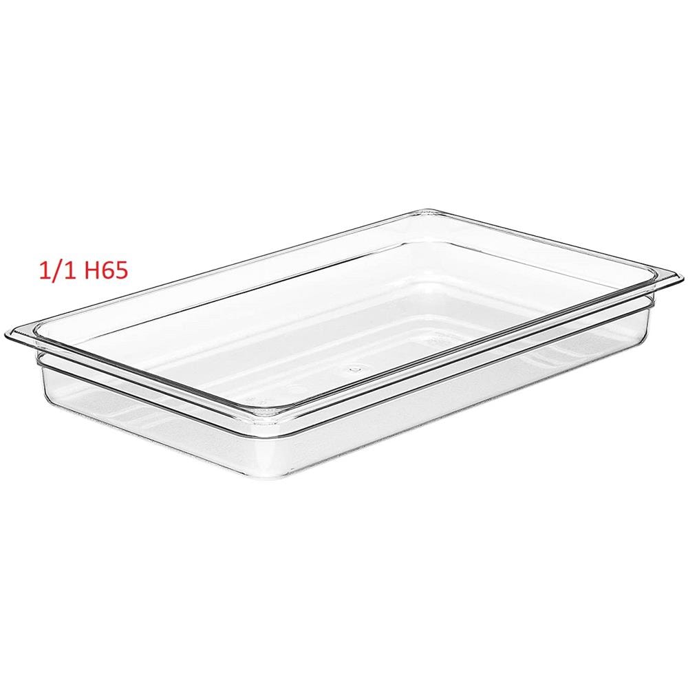 Bacinella Gastronorm Gn 1/1 Cm 53 X 32,5 In Policarbonato Qualità Professionale - H6.5 - Foto 2