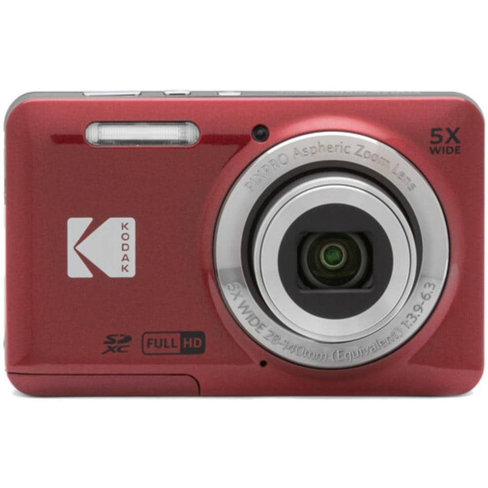 PIXPRO FZ55 1/2.3" Fotocamera compatta 16 MP CMOS 4608 x 3456 Pixel Rosso - Foto 1