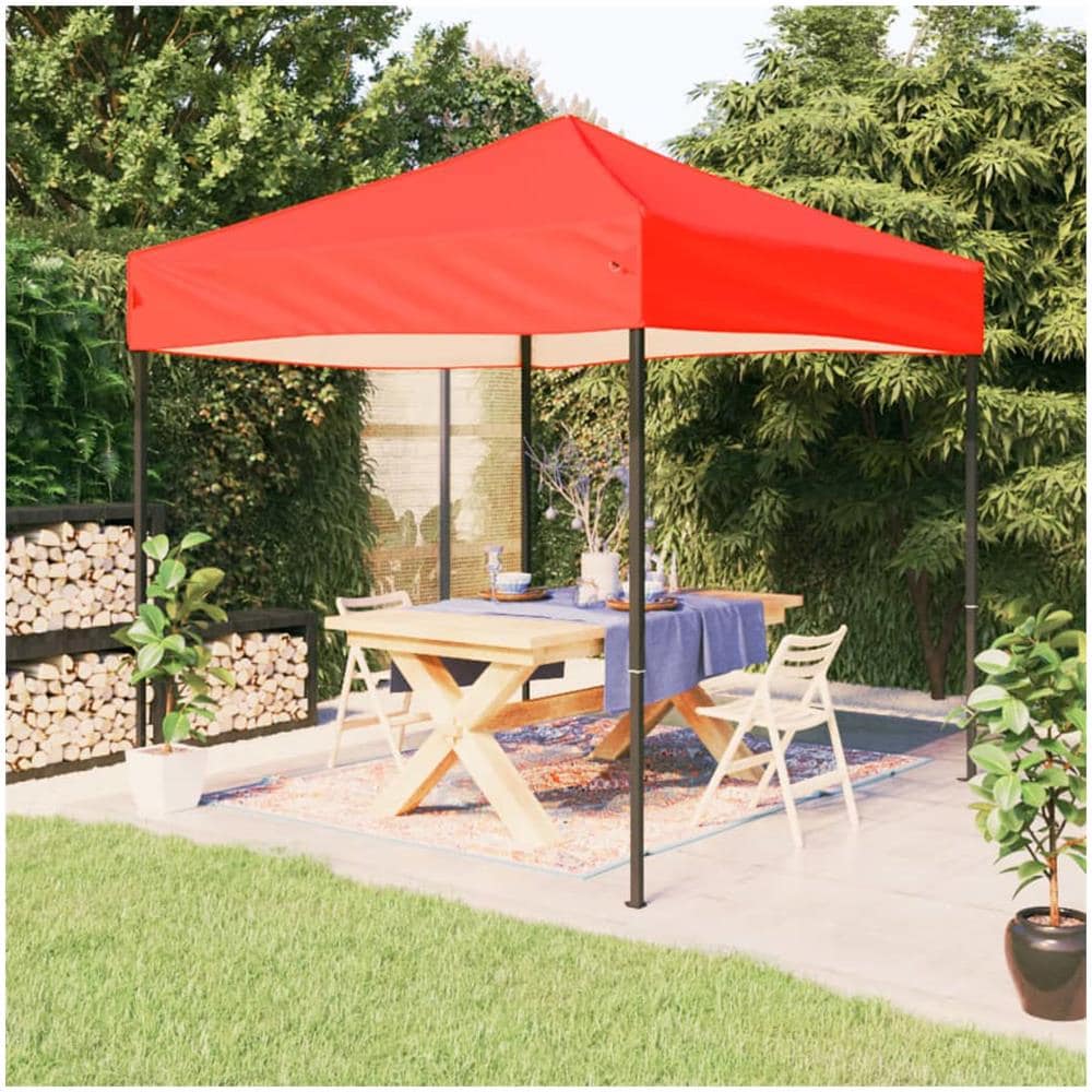 Tenda Per Feste Pieghevole Rossa 3x3 M - Foto 1
