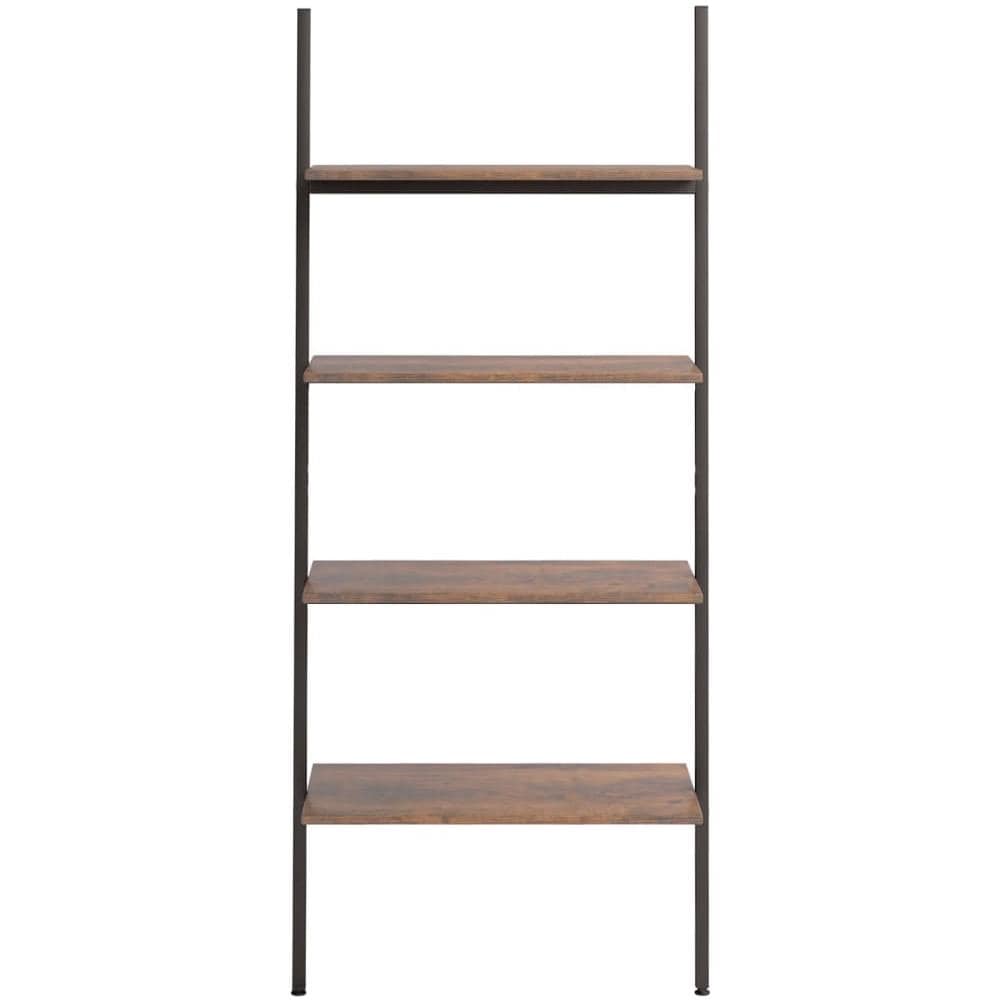 Scaffale Pendente 4 Livelli Marrone Scuro E Nero 64x34x150,5cm - Foto 5
