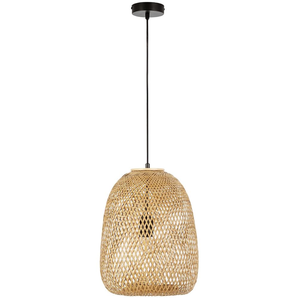 Lampada Da Soffitto In Bambù Yumei, Diametro 30 Cm - Foto 1