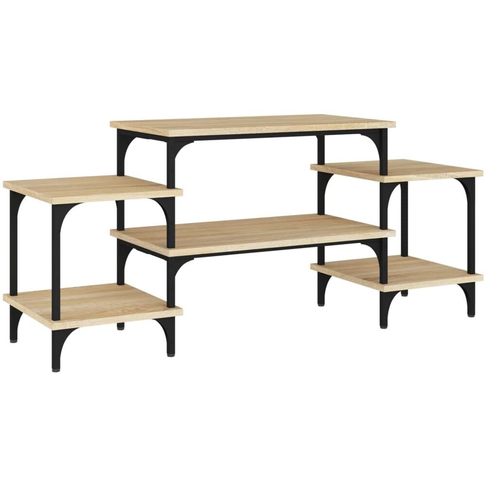 Mobile Porta Tv Rovere Sonoma 117x35x52 Cm In Legno Multistrato - Foto 2