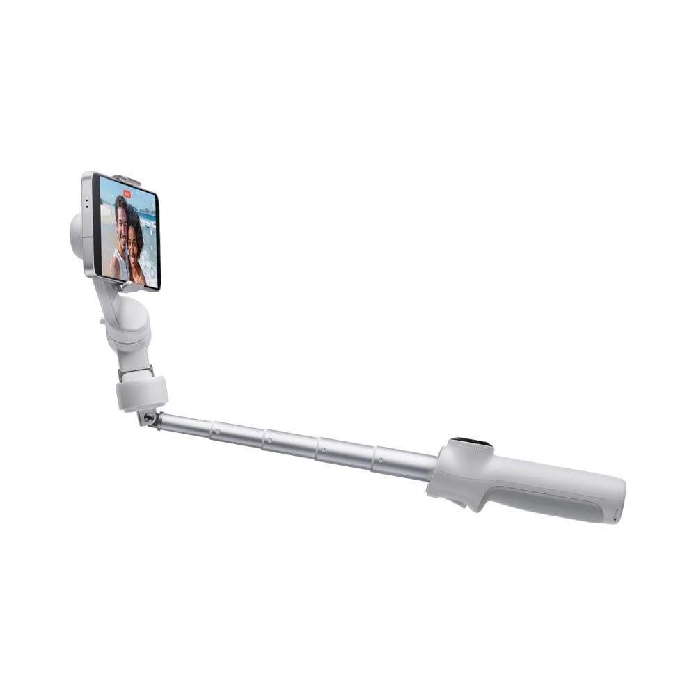 Flow 2 AI Tracker Bundle Stabilizzatore per fotocamera per smartphone Grigio chiaro - Foto 4